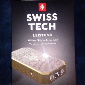 SWISS TECH wireless charging power bank